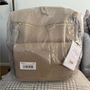 Twelvelittle Peek a Boo Hobo Backpack Latte